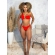 Biquíni Fox Tendência Moda Verão 2026 - Vermelho