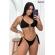 conjunto biquíni com argola moda praia verão - PRETO